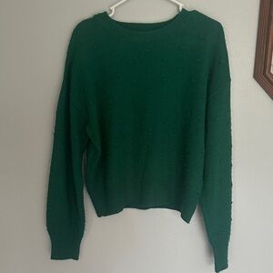 Forest Green Women's Crew Neck Sweater